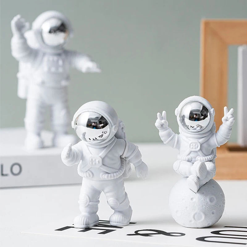 Criativo em Resina Astronauta figura de decoração para casa