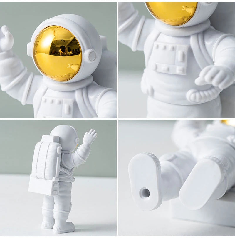 Criativo em Resina Astronauta figura de decoração para casa