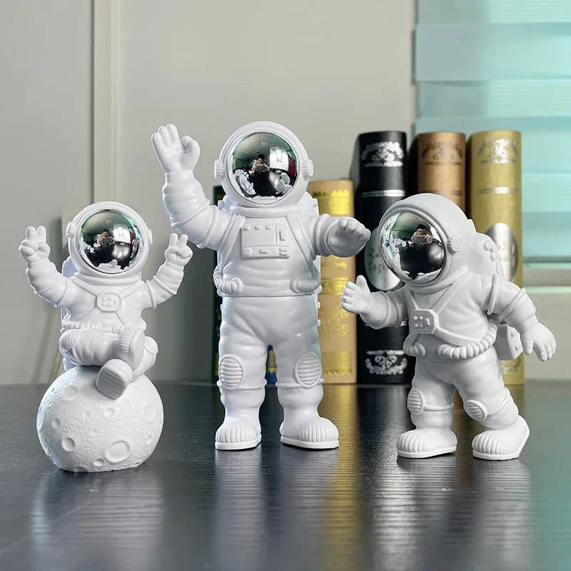 Criativo em Resina Astronauta figura de decoração para casa